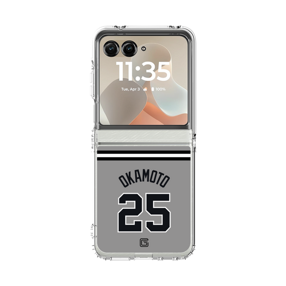 クリアケース［ 読売ジャイアンツ - #25 OKAMOTO - ビジター ］