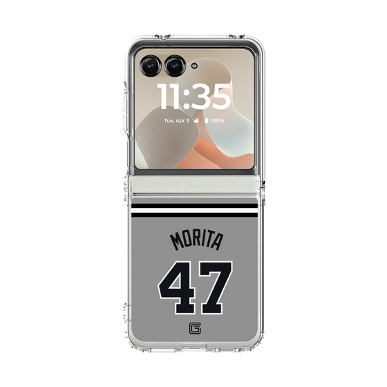 クリアケース［ 読売ジャイアンツ - #47 MORITA - ビジター ］