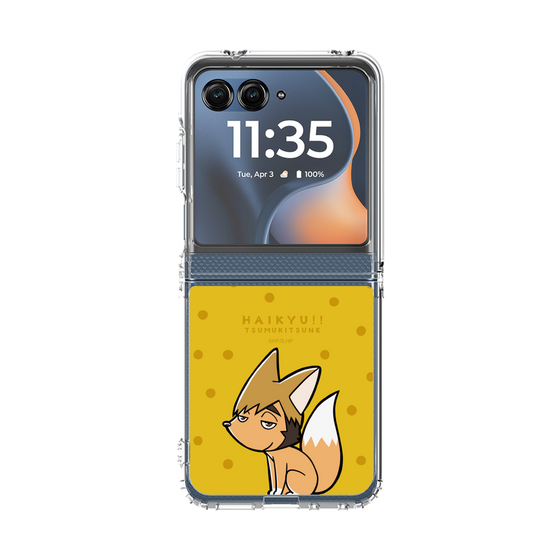 クリアケース［ ハイキュー!! - ツムキツネ ］