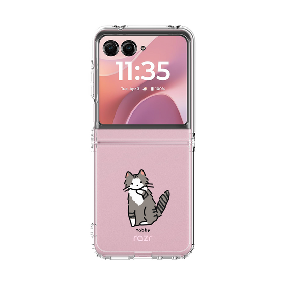 クリアケース［ オリジナル - CASEPLAYネコ - tabby ］