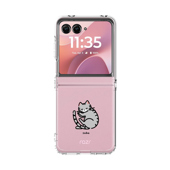 クリアケース［ オリジナル - CASEPLAYネコ - saba ］