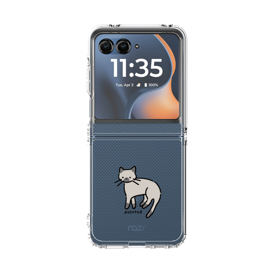 クリアケース［ オリジナル - CASEPLAYネコ - pointed ］