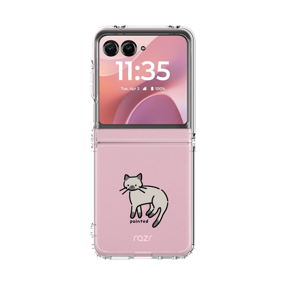 クリアケース［ オリジナル - CASEPLAYネコ - pointed ］