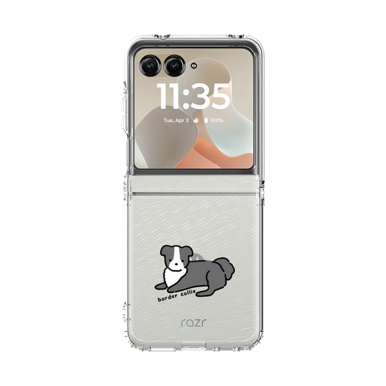 クリアケース［ オリジナル - CASEPLAYイヌ - border collie ］