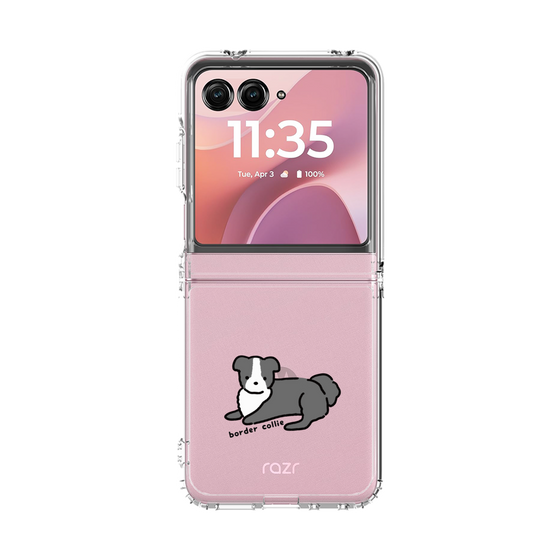クリアケース［ オリジナル - CASEPLAYイヌ - border collie ］