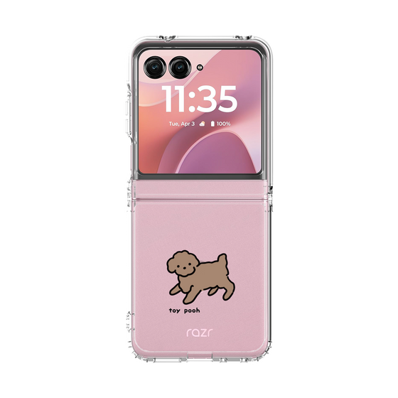 クリアケース［ オリジナル - CASEPLAYイヌ - toy pooh ］