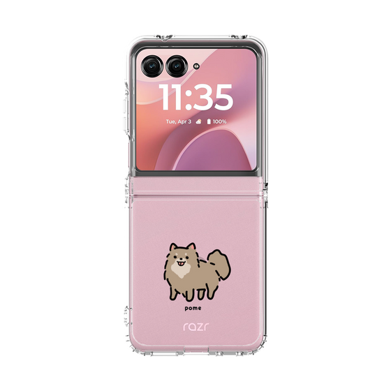 クリアケース［ オリジナル - CASEPLAYイヌ - pome ］