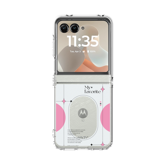 クリアケース［ オリジナル - チェキケース - ピンク ］