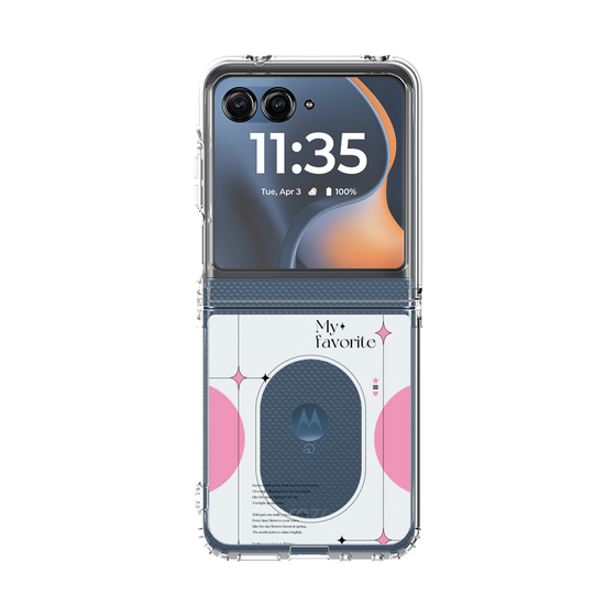 クリアケース［ オリジナル - チェキケース - ピンク ］