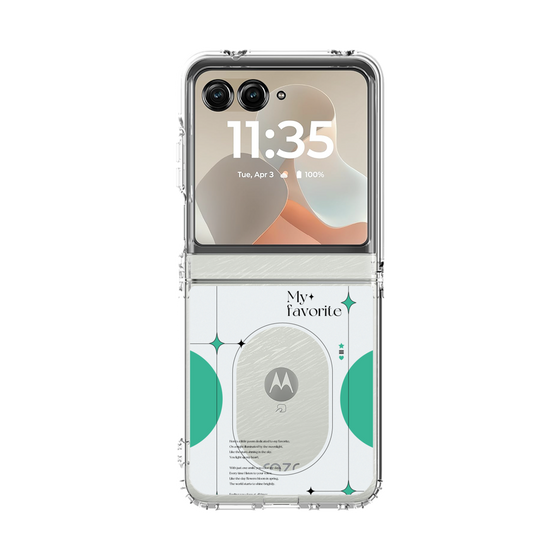 クリアケース［ オリジナル - チェキケース - グリーン ］