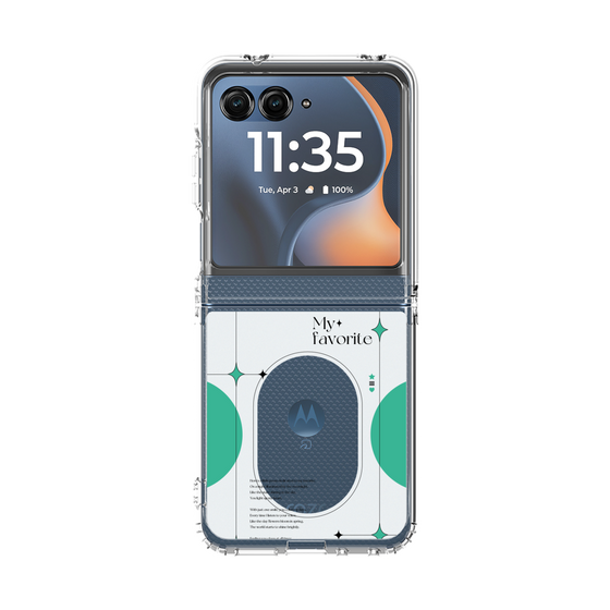 クリアケース［ オリジナル - チェキケース - グリーン ］