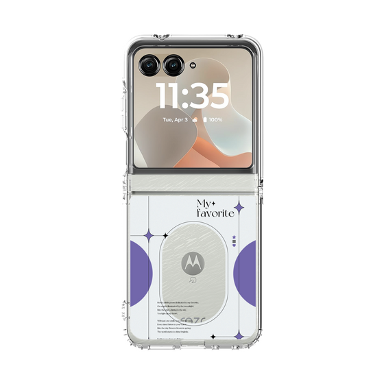 クリアケース［ オリジナル - チェキケース - パープル ］