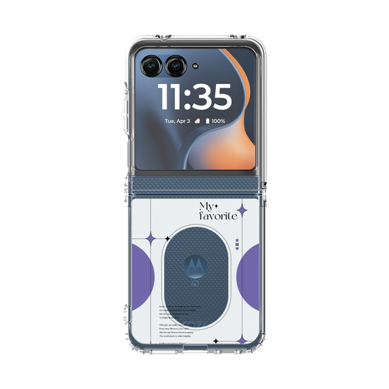 クリアケース［ オリジナル - チェキケース - パープル ］