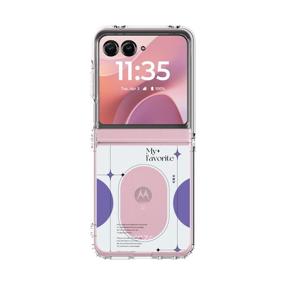 クリアケース［ オリジナル - チェキケース - パープル ］