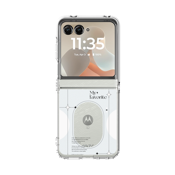 クリアケース［ オリジナル - チェキケース - ホワイト ］