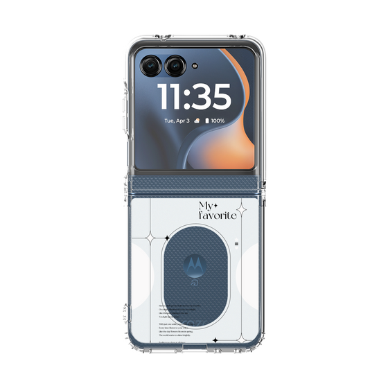 クリアケース［ オリジナル - チェキケース - ホワイト ］