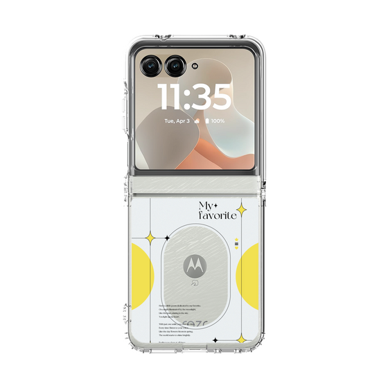 クリアケース［ オリジナル - チェキケース - イエロー ］