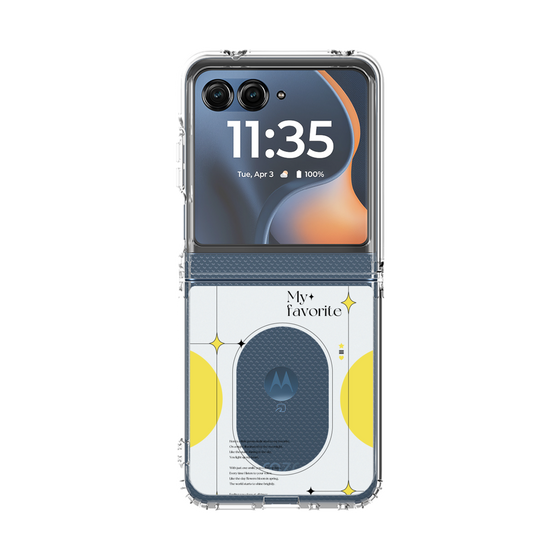 クリアケース［ オリジナル - チェキケース - イエロー ］