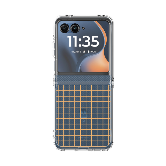 クリアケース［ オリジナル - 推し色チェック - イエロー ］