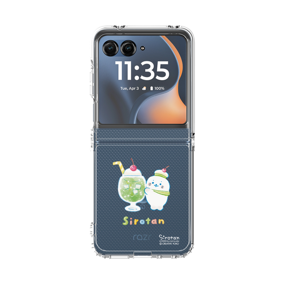 クリアケース［ しろたん - メロンソーダ水平さん ］