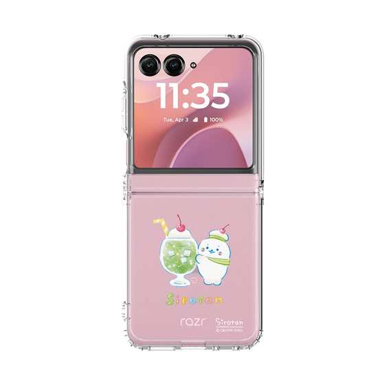 クリアケース［ しろたん - メロンソーダ水平さん ］