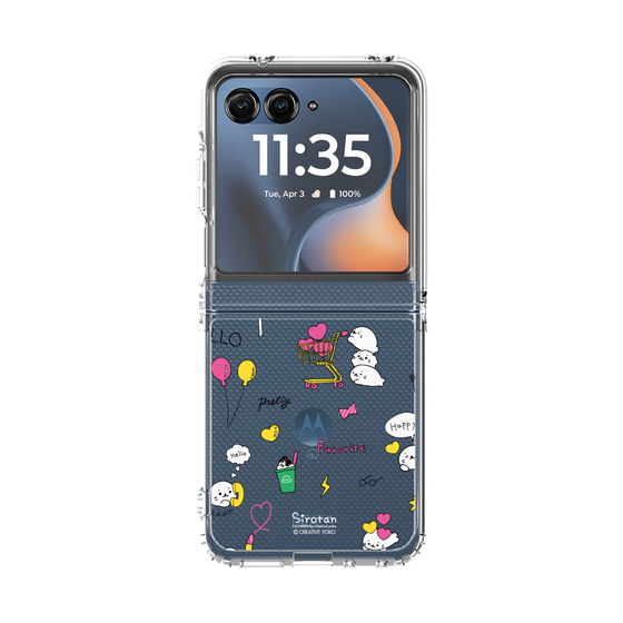 クリアケース［ しろたん - ポップ ］