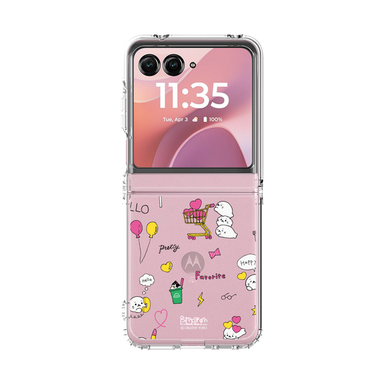 クリアケース［ しろたん - ポップ ］