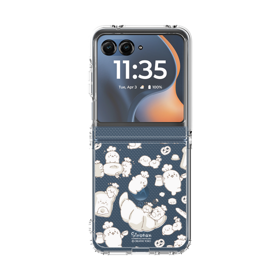 クリアケース［ しろたん - もぐもぐパン ］