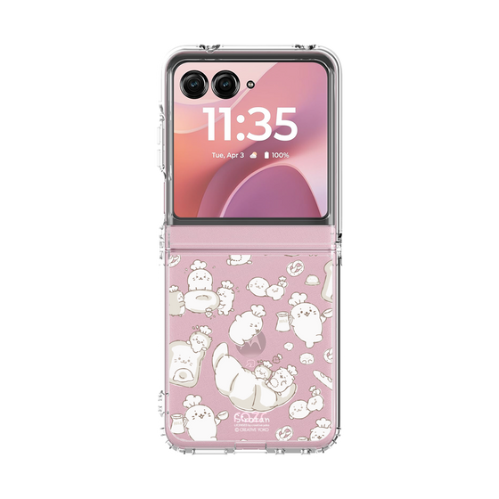 クリアケース［ しろたん - もぐもぐパン ］