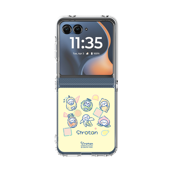 クリアケース［ しろたん - フルーツポップ ］