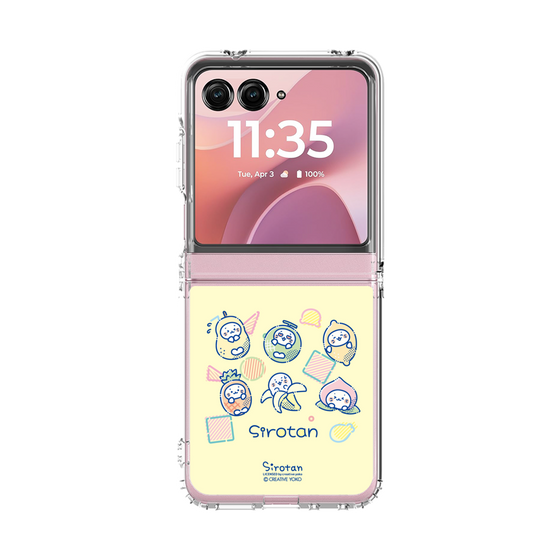 クリアケース［ しろたん - フルーツポップ ］