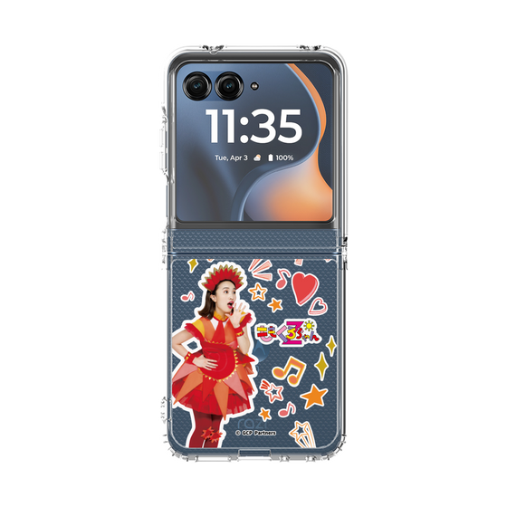 クリアケース［ ももくろちゃんZ- おひさまかなこちゃん - 総柄 ］