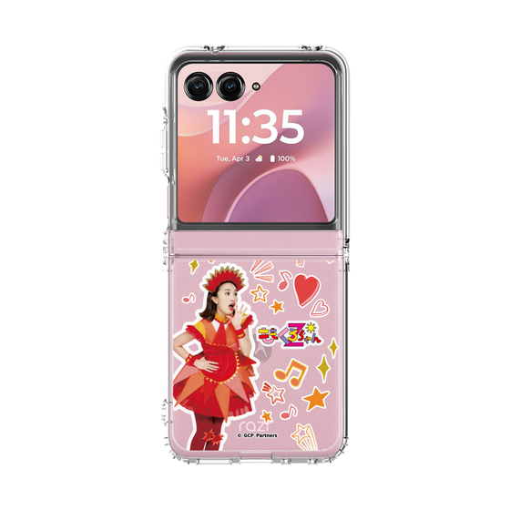 クリアケース［ ももくろちゃんZ- おひさまかなこちゃん - 総柄 ］