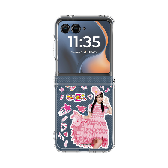 クリアケース［ ももくろちゃんZ- ぽっぽーあーりん - 総柄 ］