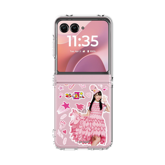 クリアケース［ ももくろちゃんZ- ぽっぽーあーりん - 総柄 ］