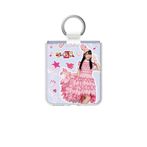 クリアケース［ ももくろちゃんZ- ぽっぽーあーりん - 総柄 ］