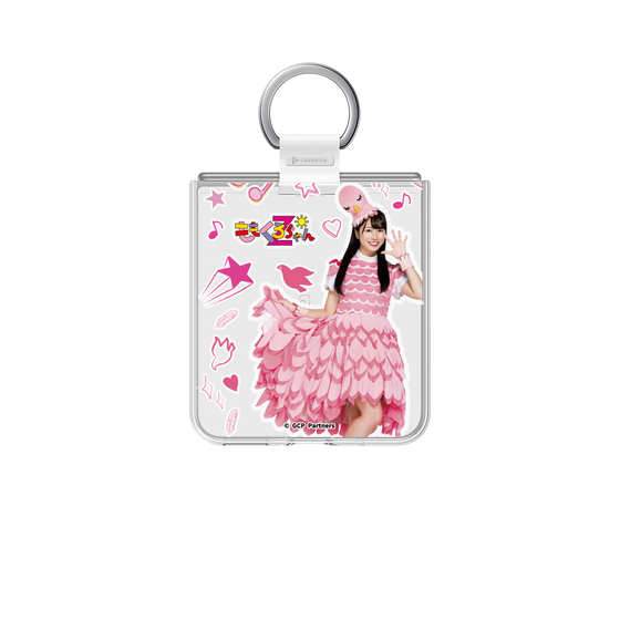 クリアケース［ ももくろちゃんZ- ぽっぽーあーりん - 総柄 ］