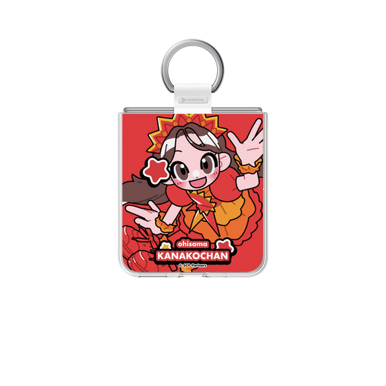 クリアケース［ ももくろちゃんZ - おひさまかなこちゃん - ミニキャラ ］