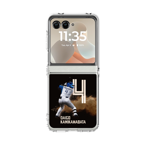 クリアケース［ 北海道日本ハムファイターズ - ブラック - KAMIKAWABATA ］