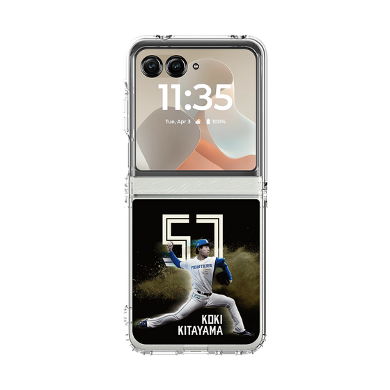 クリアケース［ 北海道日本ハムファイターズ - ブラック - KITAYAMA ］