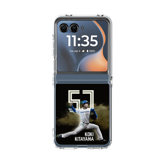 クリアケース［ 北海道日本ハムファイターズ - ブラック - KITAYAMA ］
