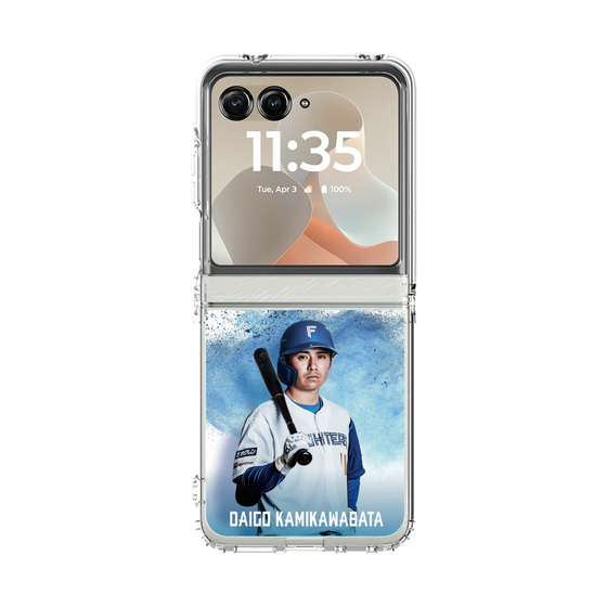 クリアケース［ 北海道日本ハムファイターズ - ホワイト - KAMIKAWABATA ］