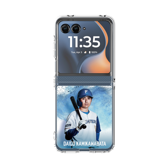 クリアケース［ 北海道日本ハムファイターズ - ホワイト - KAMIKAWABATA ］