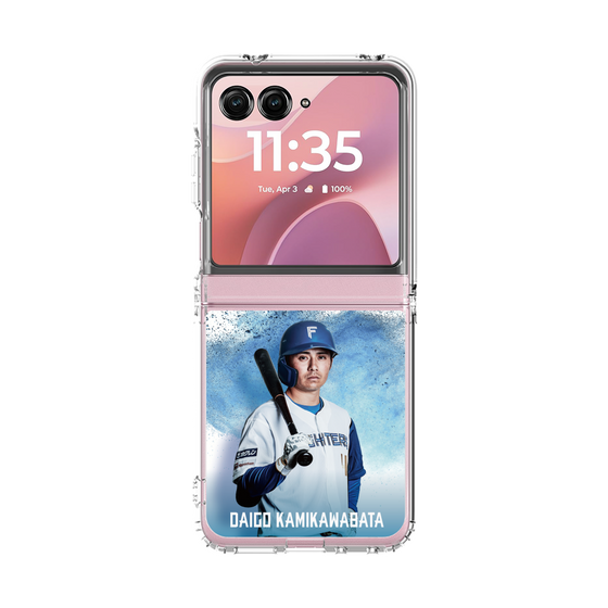 クリアケース［ 北海道日本ハムファイターズ - ホワイト - KAMIKAWABATA ］