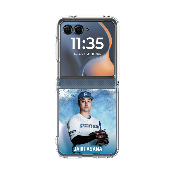 クリアケース［ 北海道日本ハムファイターズ - ホワイト - ASAMA ］