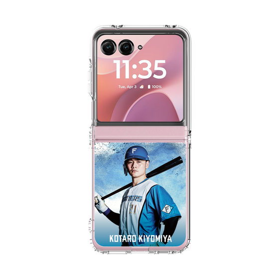 クリアケース［ 北海道日本ハムファイターズ - ホワイト - KIYOMIYA ］