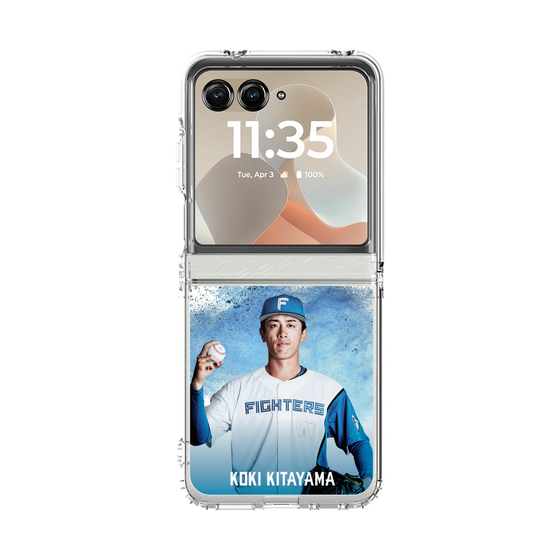 クリアケース［ 北海道日本ハムファイターズ - ホワイト - KITAYAMA ］