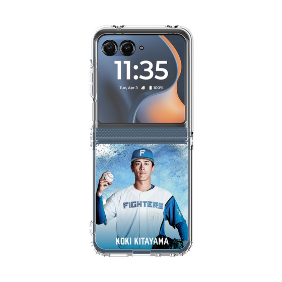 クリアケース［ 北海道日本ハムファイターズ - ホワイト - KITAYAMA ］