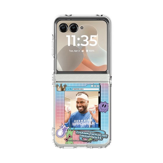 クリアケース［ 北海道日本ハムファイターズ - SNS風 - REYES ］