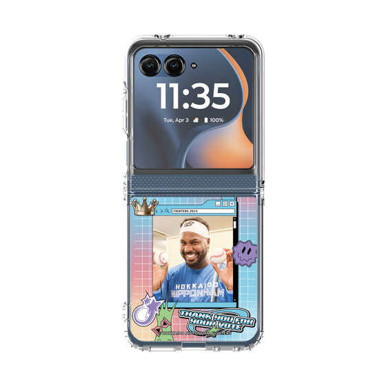 クリアケース［ 北海道日本ハムファイターズ - SNS風 - REYES ］